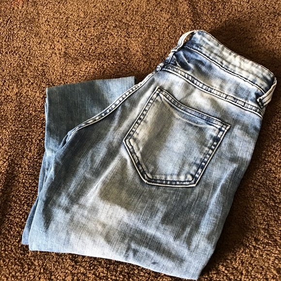 H&M High Waisted Washed Out Skinny leg Jeans - Picture 4 of 5